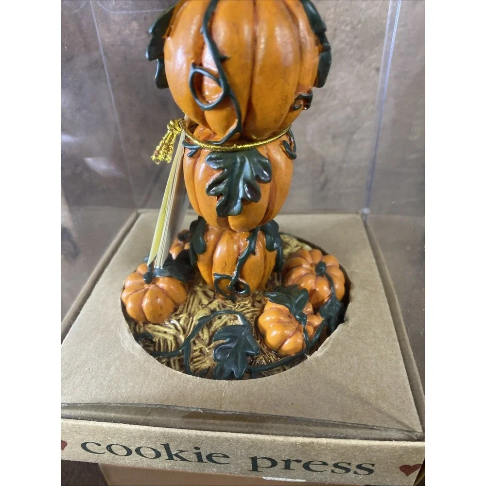 Vintage 1997 Shaker Hearth Pumpkin Patch‎ Cookie Press New In Box Halloween Fall